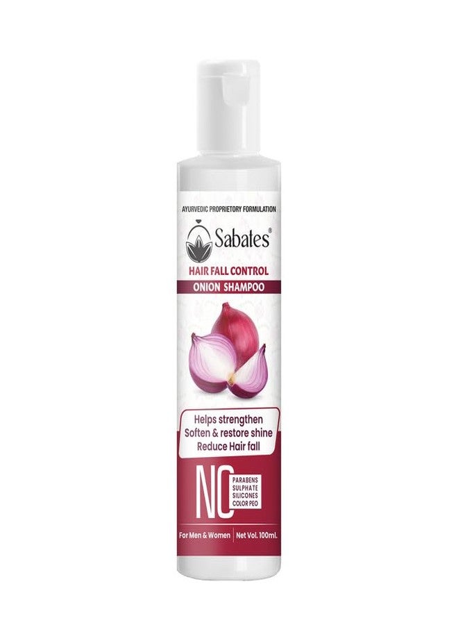 Sabates Onion Hair Shampoo For Strong, Smooth and Silky|Controlling Dandruff & Hair fall | Suitable for All Hair Types Gentle enough for daily use 100% Natural Extracts - Image 1