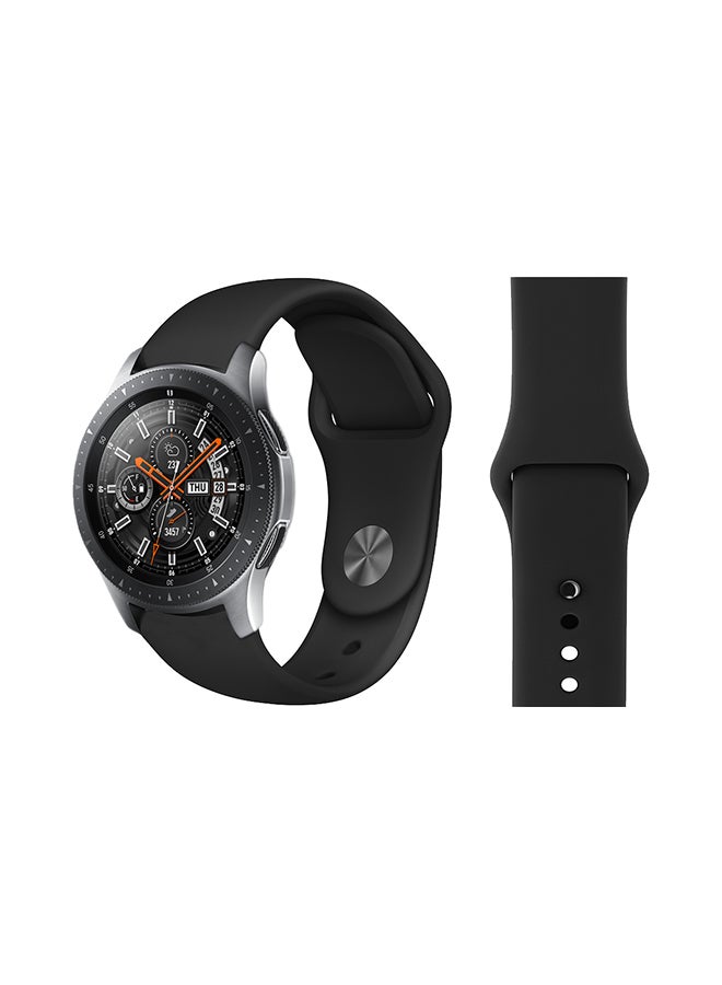Perfii Stylish Replacement Band For Samsung Galaxy Watch Black