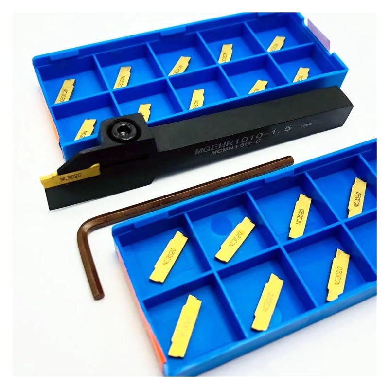 MGEHR1010 1 5 External Grooving Tool Handle With Carbide Insert Lathe Turning Separation Tool Mgmn150 G Pc9030 - Image 3
