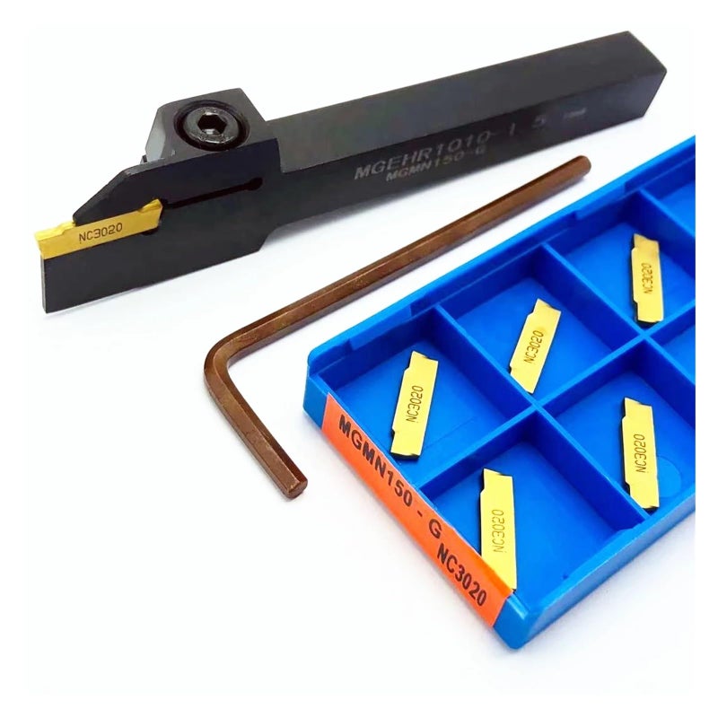 MGEHR1010 1 5 External Grooving Tool Handle With Carbide Insert Lathe Turning Separation Tool Mgmn150 G Pc9030 - Image 5