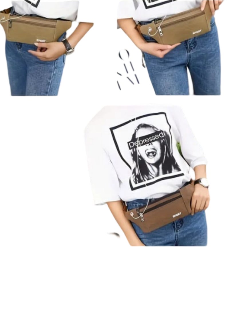 Lightweight Waist Money Bag for Men and Women,Crossbody Shoulder Bag Pack,Belt Bag for Travel Walking Running Hiking Cycling,