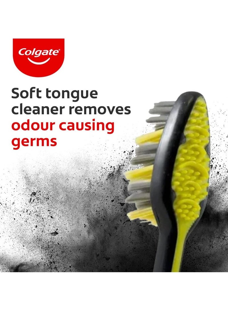 Colgate ZigZag Charcoal Soft Bristle Manual Toothbrush (Pack of 4 Pcs) - Image 4
