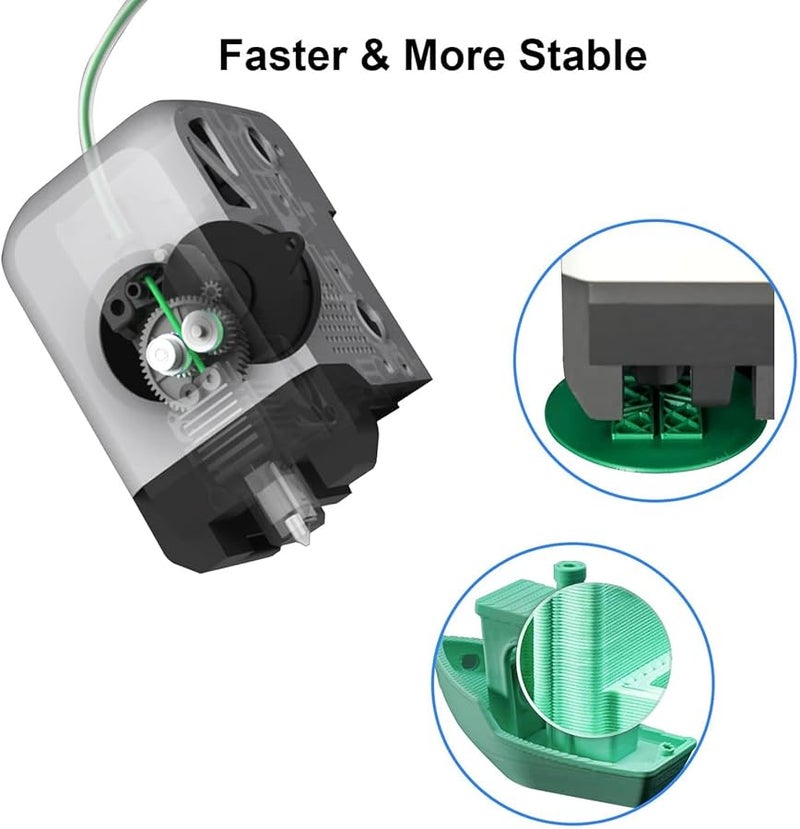 WALFRONT 0 4mm فوهة فولاذ مقوى طقم نهاية ساخنة مع مروحة تبريد لـ Lab X1 - Image 5