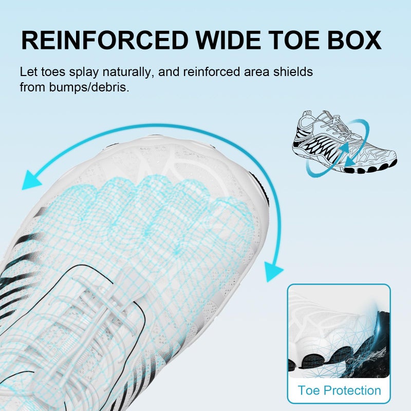 ELETON Hike Barefoot Shoes Womens Men Footwear,Pro-Healthy&Non-Slip Water Shoe for Women Men, Wide Toe Running Shoes Boots Sneakers Unisex - Image 5