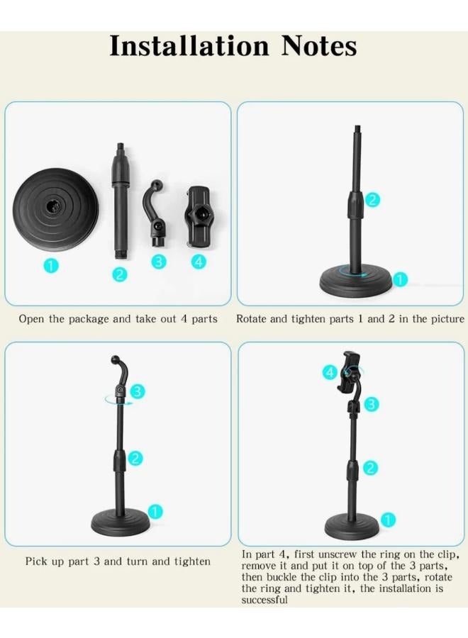 Universal Mobile Live Streaming Clip, Desktop Holder, Bedside Dormitory Mobile Holder Stand - Image 3