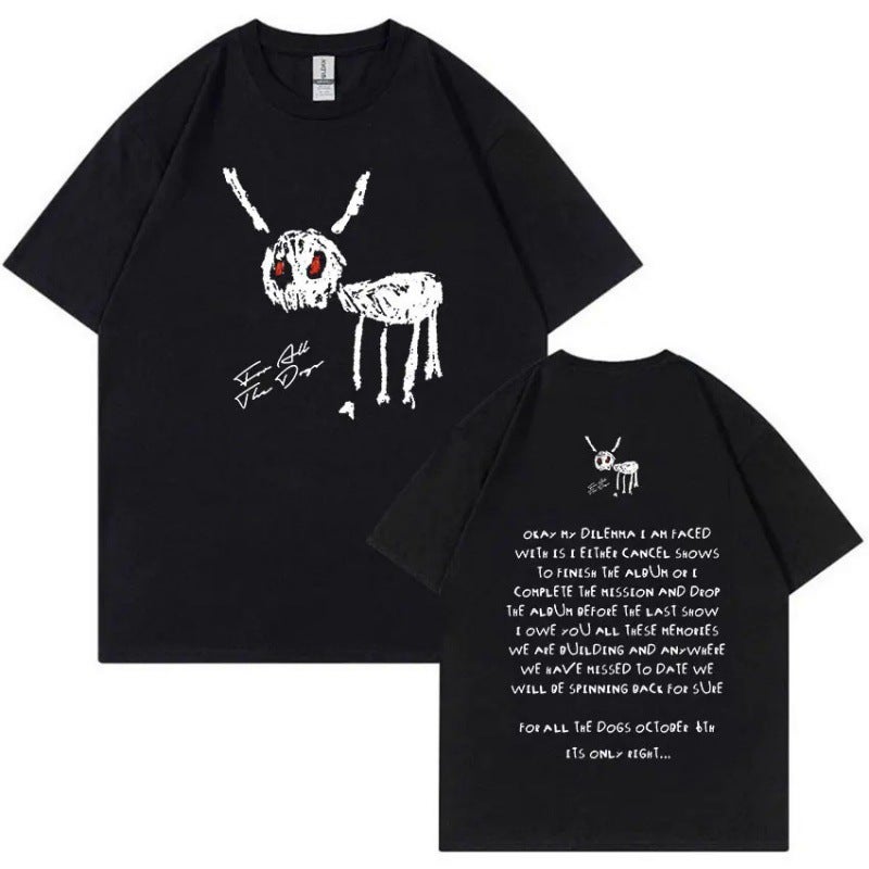[European Code Cotton T] T-Shirt Unisexe Imprimé Graphique Pour Tshirt - Image 1
