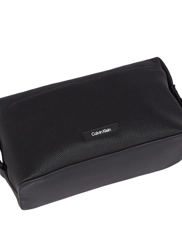 CALVIN KLEIN Logo Detailed Wash Bag
