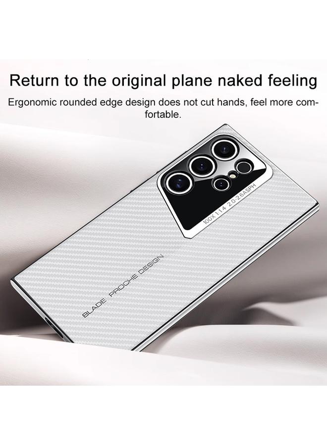 S-TOP Case For Samsung Galaxy S23 Ultra 5G Carbon Fiber Texture PC Phone Case - Image 4