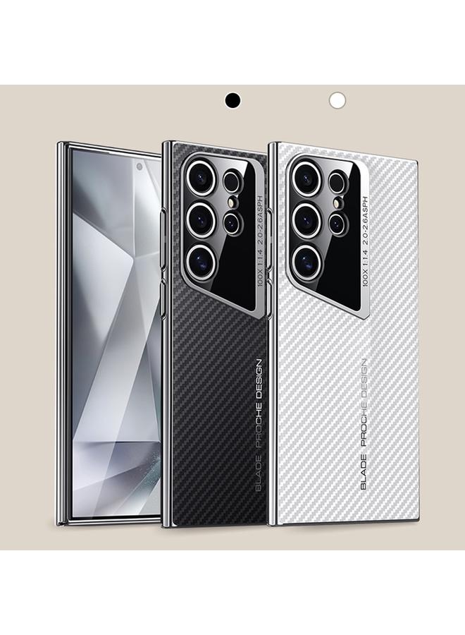 S-TOP Case For Samsung Galaxy S23 Ultra 5G Carbon Fiber Texture PC Phone Case - Image 2