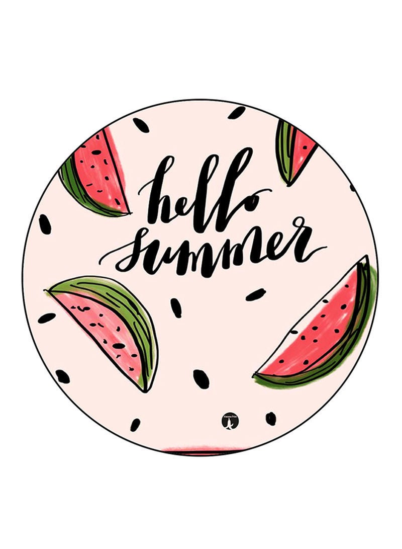 RKN English Phrases Printed Fridge Magnet  Round  Multicolour - Image 1