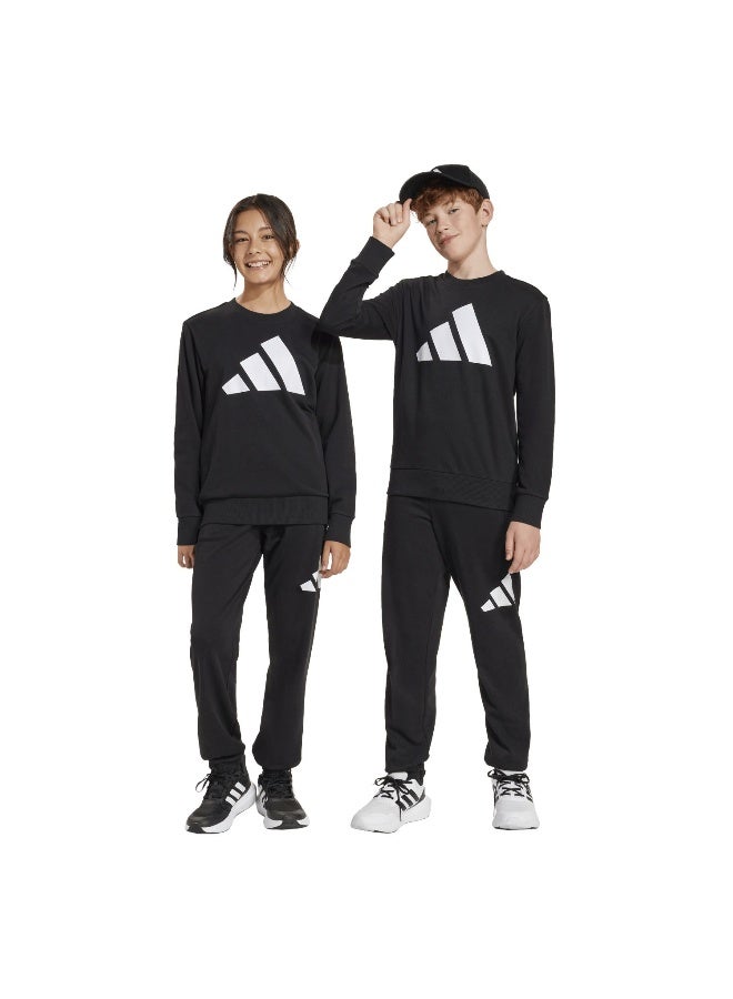 Adidas J Bl Ft Jog 240 Black Training Suits For Junior 7-8Y - Image 1