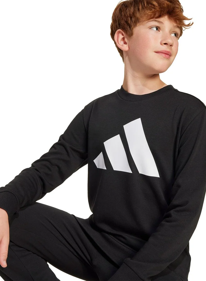 adidas بدلات تدريب جيه بي إل فت جوج  أسود للأطفال - سنوات
