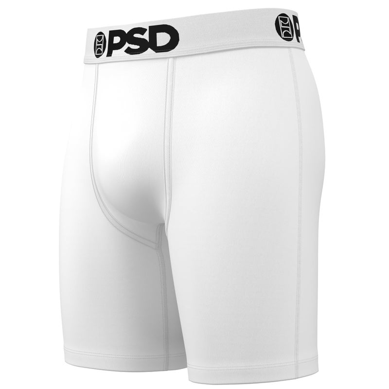 PSD Underwear Men's Neutrals Solid Cotton Boxer Brief 3 Pack, Multi, M - Image 4