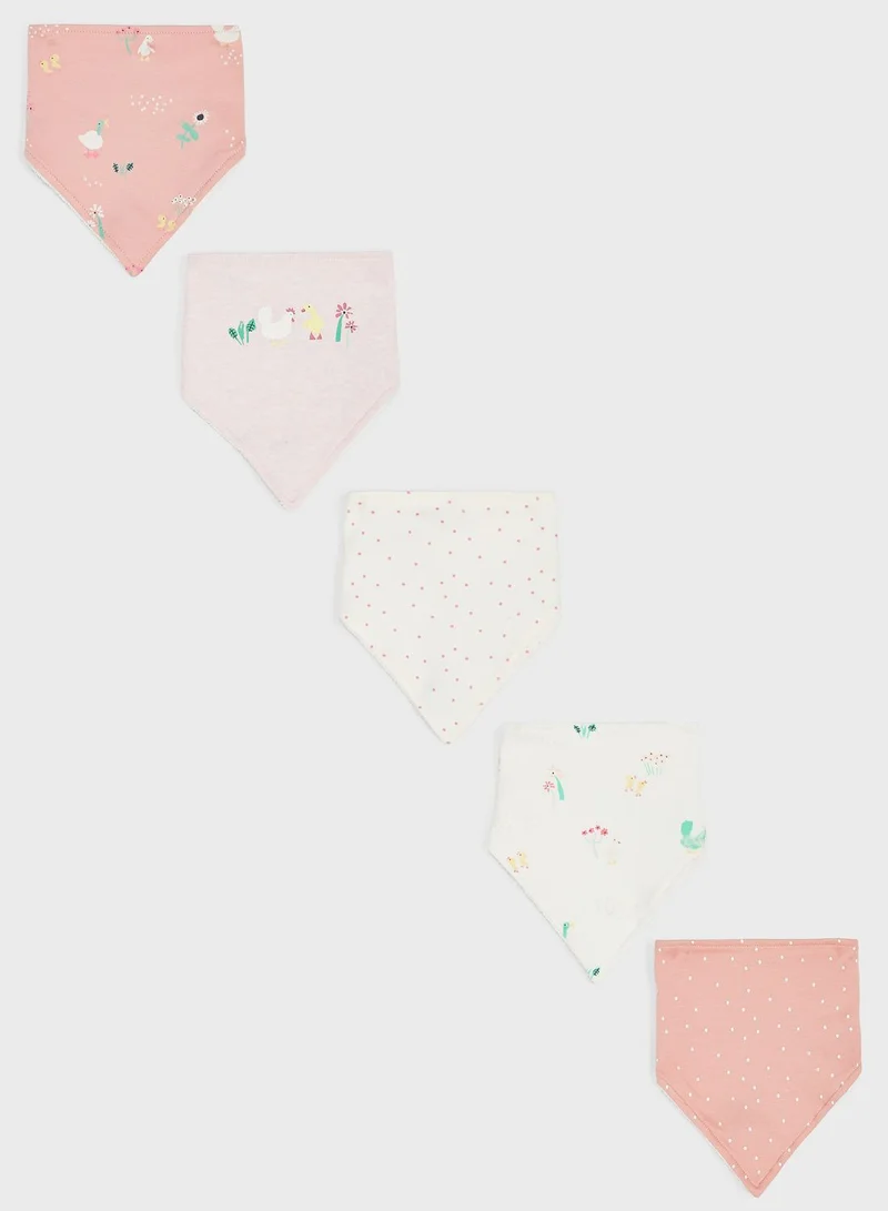 Marks & Spencer Infant 5 Pack Assorted Bibs
