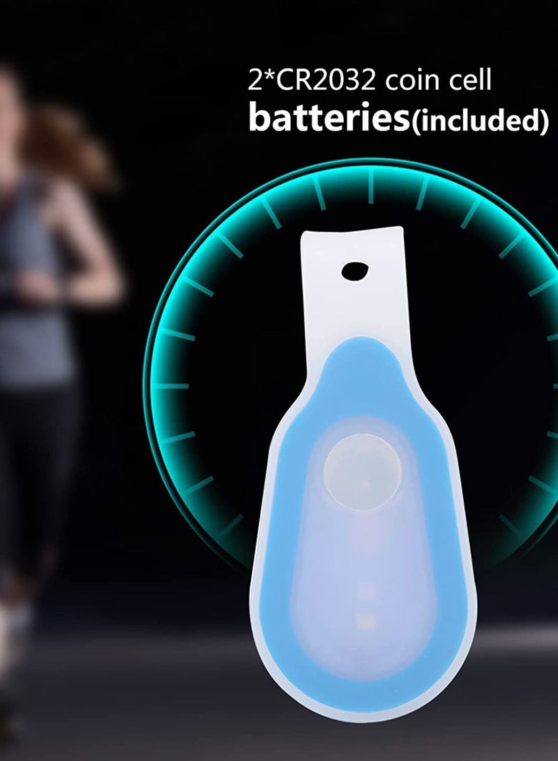 Generic Clip LED Flashlight, Magnetic LED Safe Night Light Portable Hands Free Silicone Clothing Clip Emergency Lamp for Outdoor Running Walking Jogging Sports (blue) - Image 3