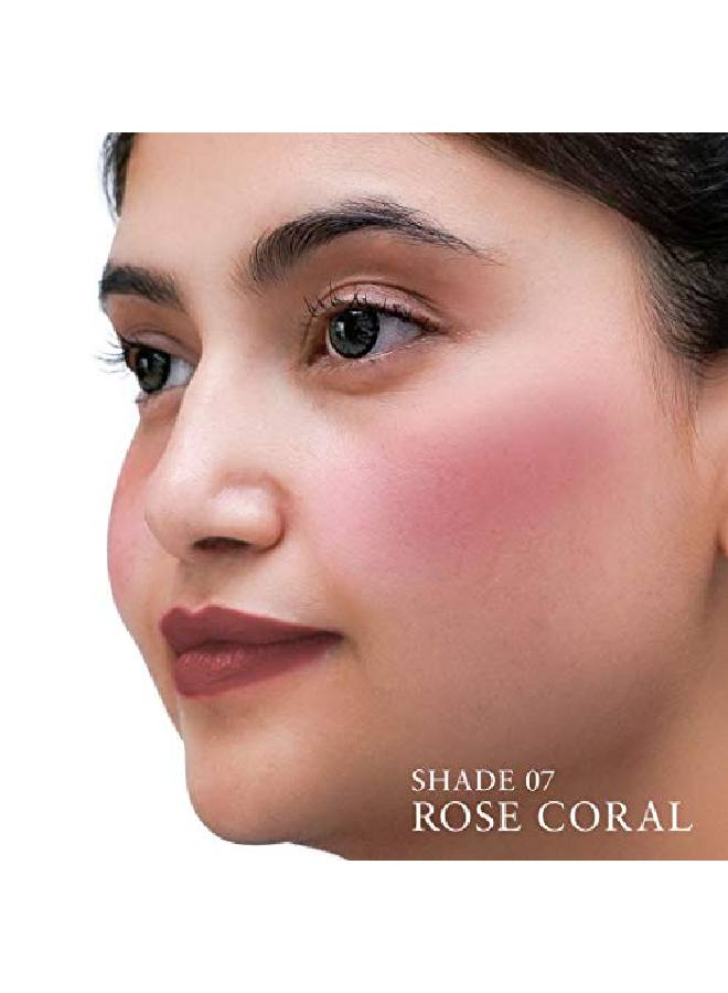 Just Herbs Ayurvedic Natural Lip Cheek Tint Blush For Women Sls Chemical Paraben Free 07 Rose Coral (Creamy Matte) - Image 5