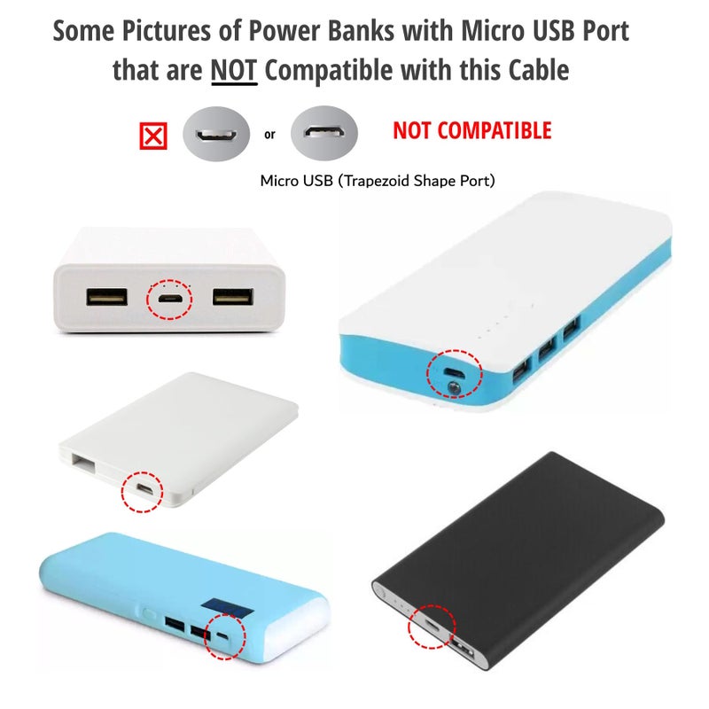 ienza USB C to USB C (Both Ends are USB-C) Charge Cable Cord Wire for Power Banks Designed for iWalk, Spigen PocketBoost, INIU, RAVPower, BONAI, Anker USB-C & Other Devices with USB Type C Port - Image 5