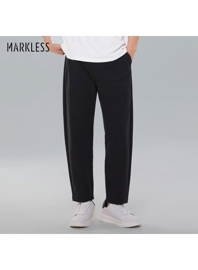 Markless New Wrinkle-resistant Non-iron Casual Pants, Draping Slightly Tapered Trousers, 5802 Black, Size 30 - Image 1