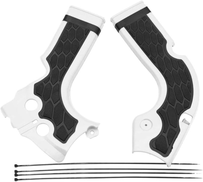 Honda White Motorcycle Frame Guard Protection Panel For CRF250R CRF450R 2013 2016 Models - Image 1