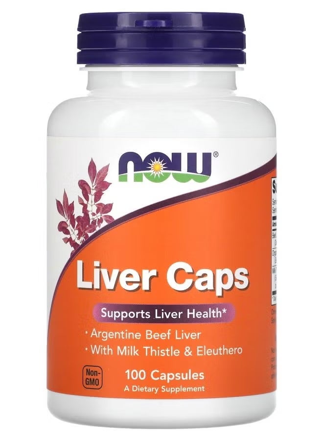 now Liver Caps 100 Capsules