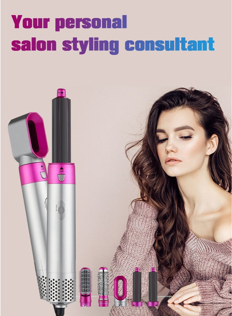 5 in 1 Hair Styler Pro, Upgrade Air Styler Hair Dryer Brush,3 Wind Speed and Temperature, Multi-Styler 5 in One for Drying Curling Straightening - Image 2