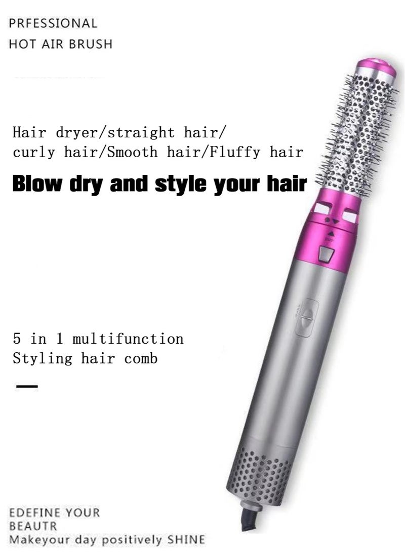 5 in 1 Hair Styler Pro, Upgrade Air Styler Hair Dryer Brush,3 Wind Speed and Temperature, Multi-Styler 5 in One for Drying Curling Straightening - Image 3