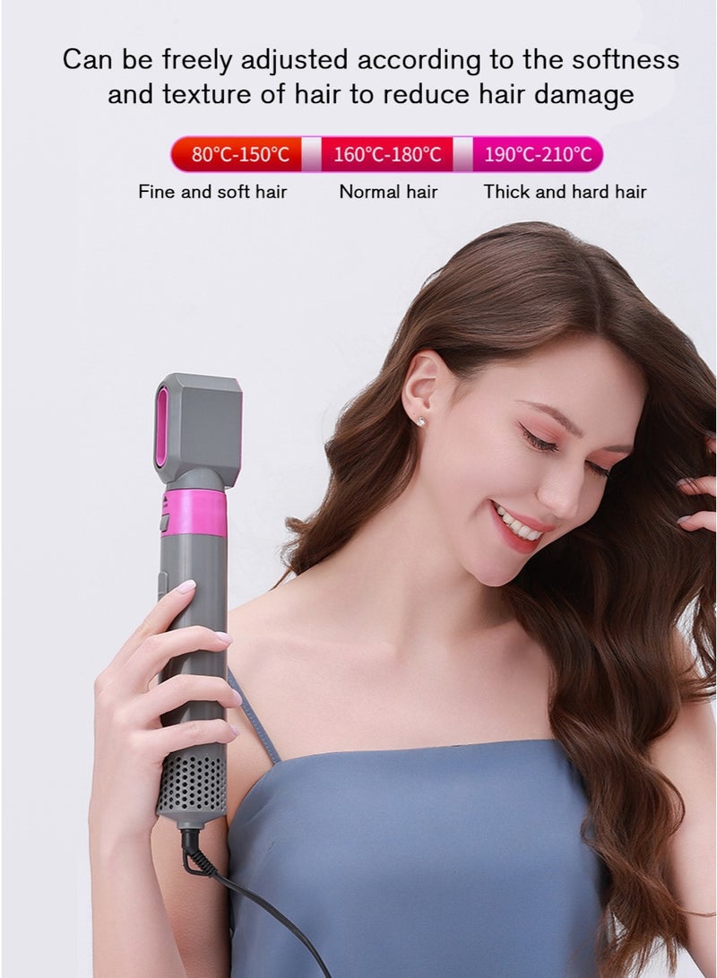5 in 1 Hair Styler Pro, Upgrade Air Styler Hair Dryer Brush,3 Wind Speed and Temperature, Multi-Styler 5 in One for Drying Curling Straightening - Image 5