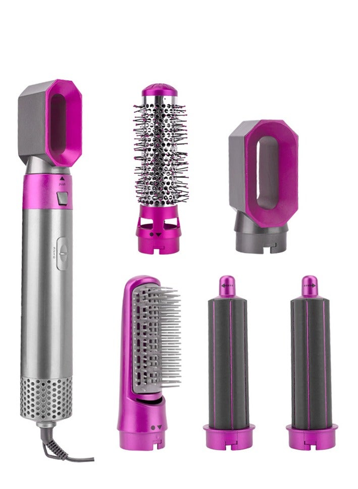 5 in 1 Hair Styler Pro, Upgrade Air Styler Hair Dryer Brush,3 Wind Speed and Temperature, Multi-Styler 5 in One for Drying Curling Straightening - Image 1
