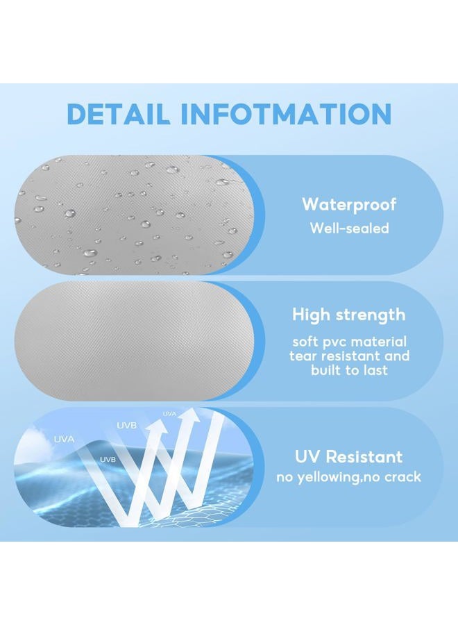 CLIO GEUNTECH Waterproof Kayak Patches Raft Patch PVC Inflatable Repair Rafts Rubber Boat Repair Patches Set for Inflatable Raft Boat Canoe Kayak(Gray) - Image 3
