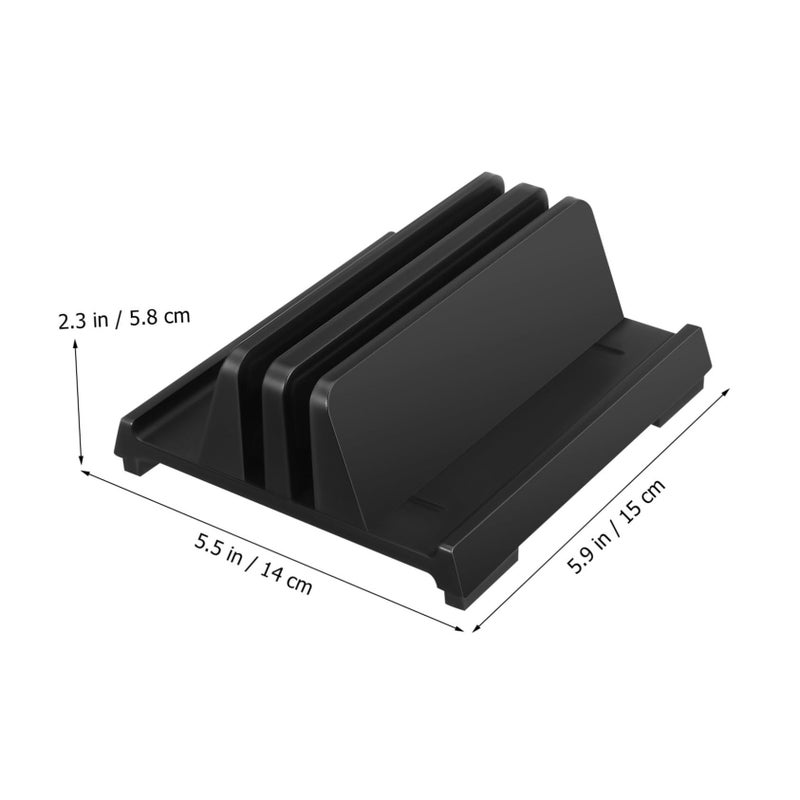Aluminum Alloy Adjustable Laptop Holder Vertical Stand For Desk - Image 3