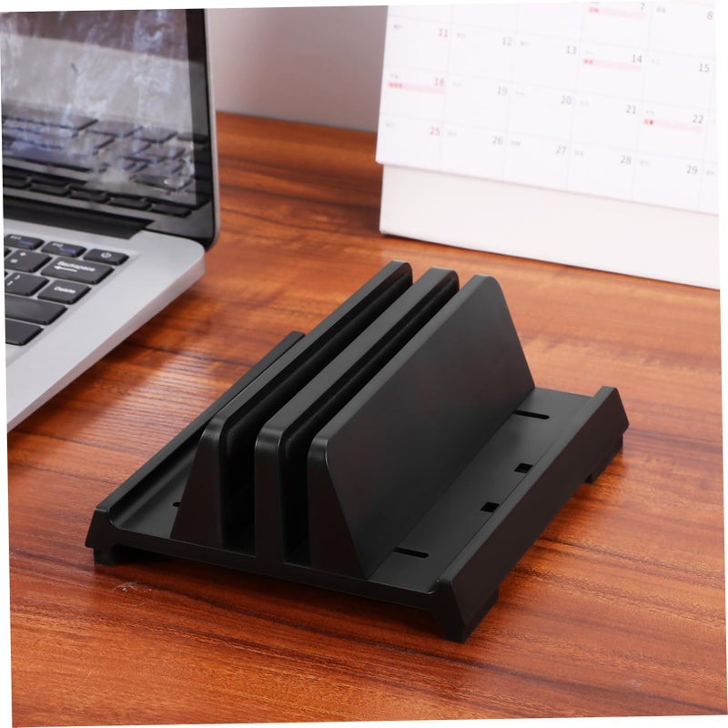 Aluminum Alloy Adjustable Laptop Holder Vertical Stand For Desk - Image 5