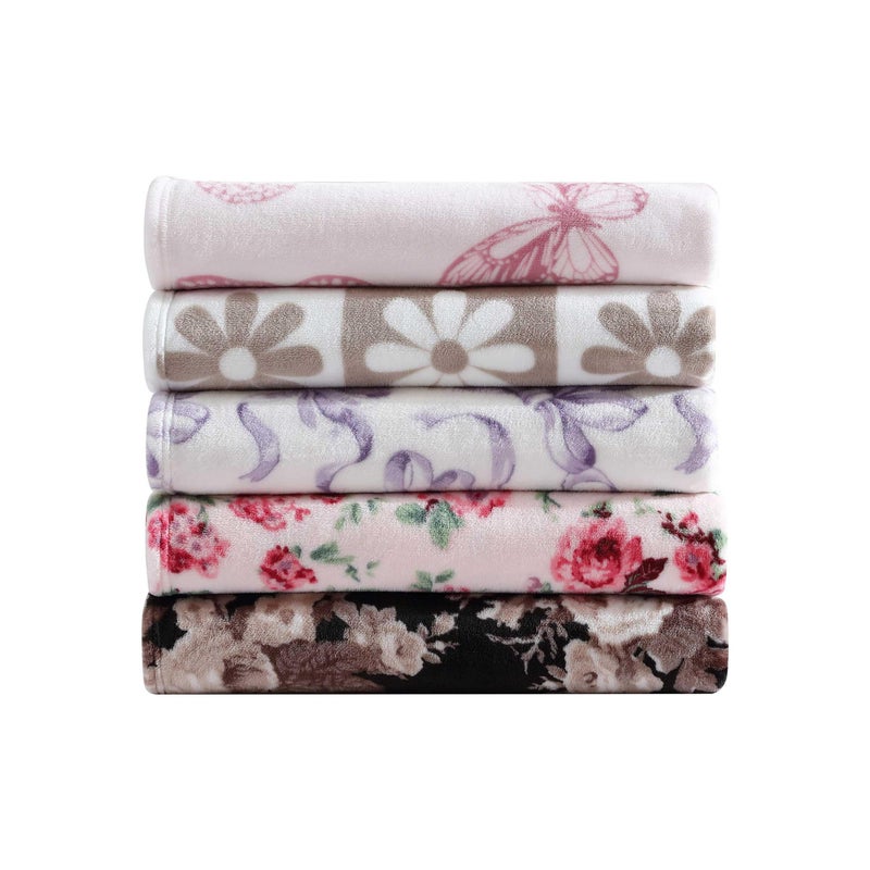 Betsey Johnson - Throw Blanket  Ultra Soft & Cozy Plush Home Decor  All Season Bedding (Daisy Check White  Oversized Throw) - Image 5