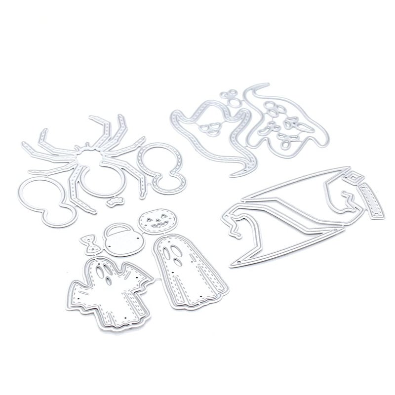 KSCRAFT Halloween Decorations Metal Cutting Dies Stencils for DIY ScrapbookingPhoto Album Decorative Embossing DIY Paper Cards