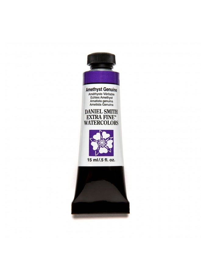 Daniel Smith DANIEL SMITH Extra Fine Watercolor 15ml Paint Tube, Amethyst Genuine (284600203), 0.5 Fl Oz (Pack of 1)  - Image 3