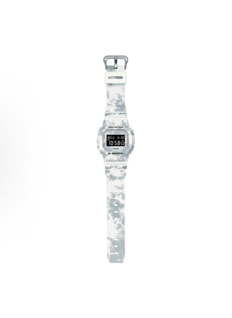 CASIO - octagonal sports waterproof and shockproof watch GA-5600 white - Image 1