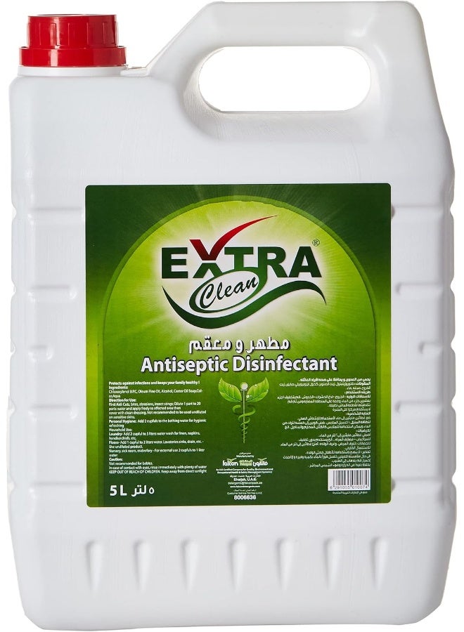 Falcon فالكون باك FALCON PACK Antiseptic & Disinfectant Extra Clean 2.4%, 5 Litre - Image 1