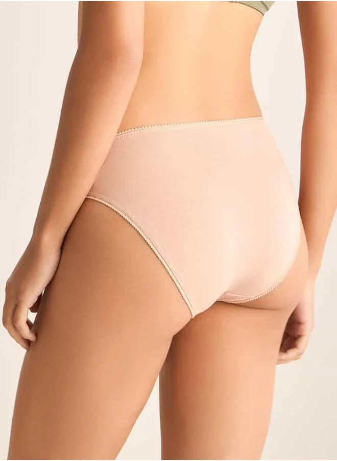 Splash FAV Set of 5 - Lace Detail Bikini Briefs