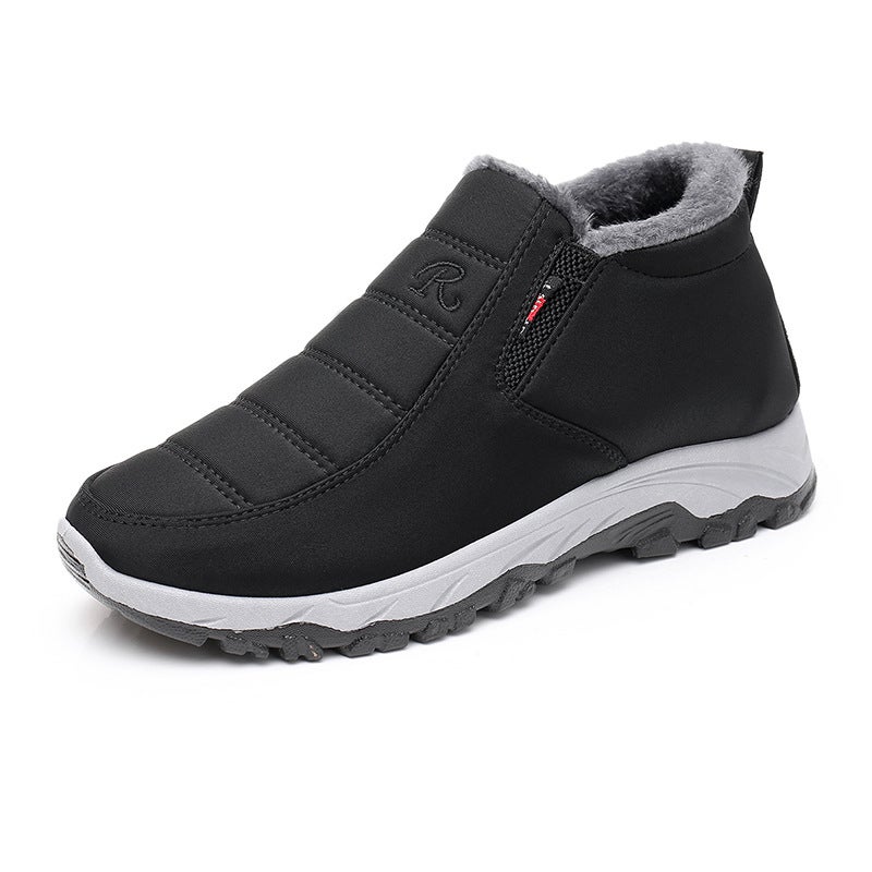 2025 Winter Old Beijing Cotton Shoes Women's Velvet Thickened Warm Snow Boots Middle-Aged and Elderly Men's and Women's Same Style Couple Cotton Shoes - Image 5