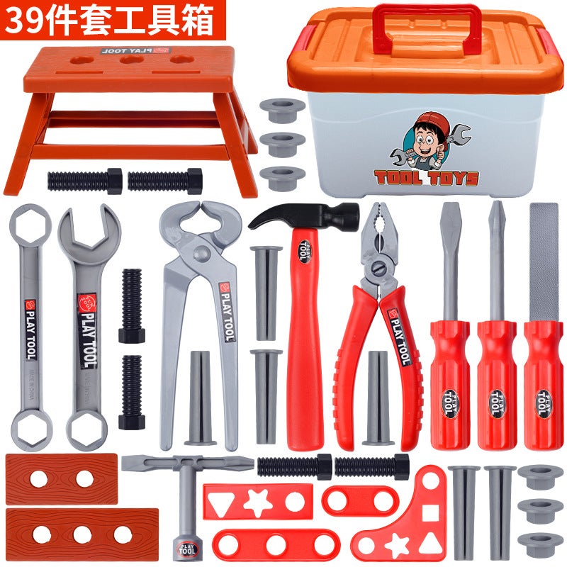 general Shule Tools Kids Toy Electric Drill with Screwdriver Bits - Image 1