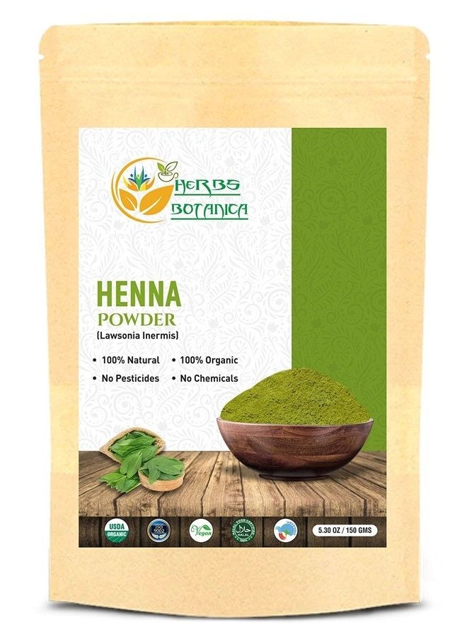 HERBS BOTANICA - Henna Powder 100% Pure & Natural Henna for Hair Dye & Natural Hair Care – Finely Ground Lawsonia Inermis Powder for Hair Coloring & Conditioning 5.3 oz Pack - Image 1