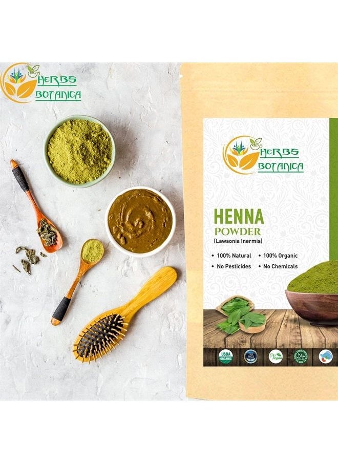HERBS BOTANICA - Henna Powder 100% Pure & Natural Henna for Hair Dye & Natural Hair Care – Finely Ground Lawsonia Inermis Powder for Hair Coloring & Conditioning 5.3 oz Pack - Image 1