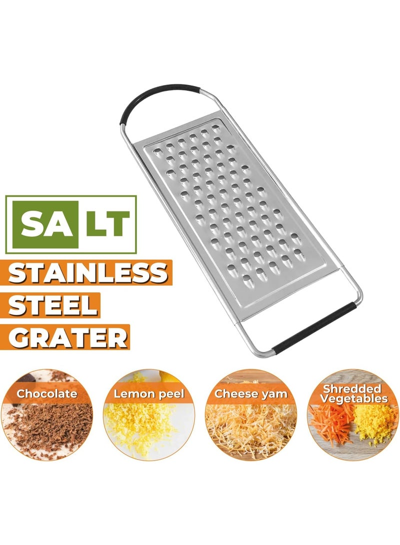 SALT Stainless Steel Flat Coarse Grater - Image 3