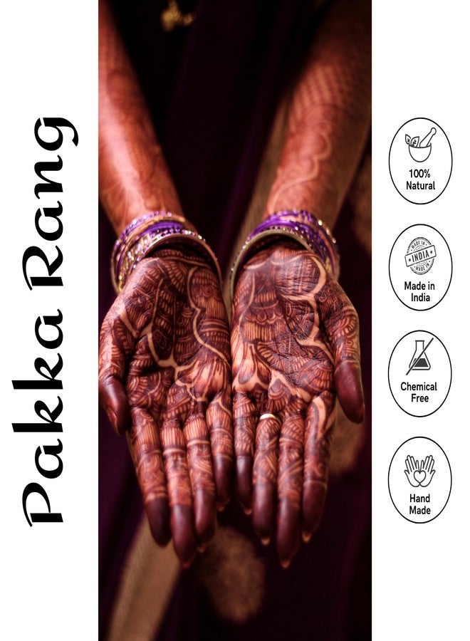 CareOne Gallery Instant Henna Outline Paste Mehendi Cone | With Set of 3 Full Hand Stickers/Stencils | Without Chemicals | Long Lasting | Pack of 12 Pieces | Brown Color - Image 2