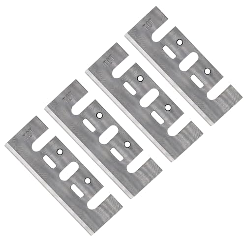 HUGEARM TCT Carbide Planer Blades for DW680, 3-1/4 Inch Planer Knife 82mm, Compatible with DeWalt D26676, DW6655, Compatible with Makita N1900B, KP0810, XPK01, for Bosch 1594, 4 PCS - Image 1