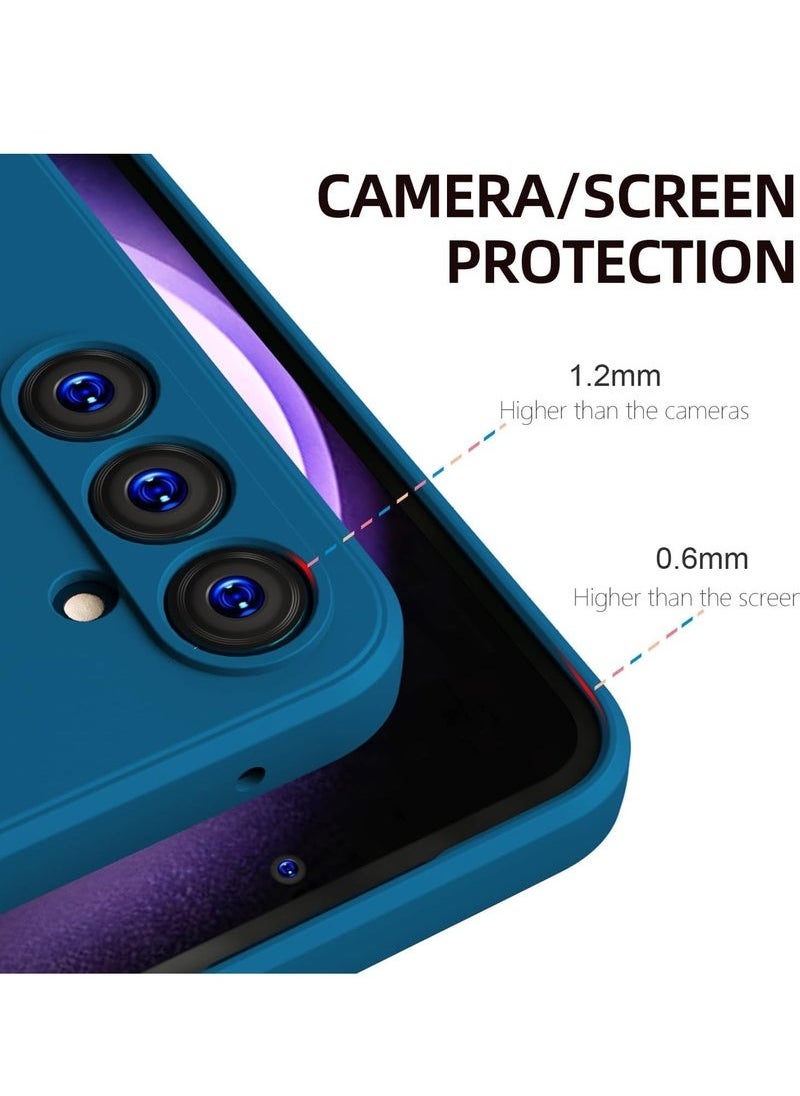 TIGER - Samsung Galaxy A16 Case Cover – Liquid Silicone Shockproof Protective Case with Camera Protection for Samsung Galaxy A16 2024  era Protection for Samsung Galaxy A16 2024  Blue - Image 1
