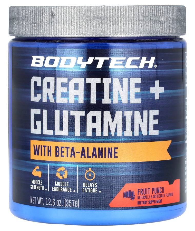 Creatine + Glutamine with Beta-Alanine Fruit Punch 12.6 oz (357 g)
