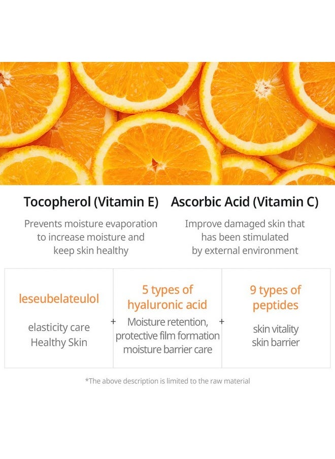 JMsolution JMsolution Glory Aqua Tocopherol Vitamin C Mask -Hyaluronic acids-Vitamine C, E -Moisture Hydrating elasticity care skin vitality for all skin type  - Image 5