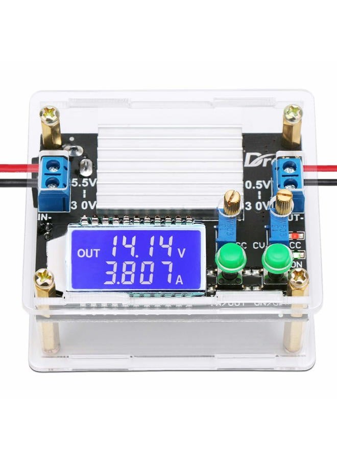 DROK Boost Buck Converter, DC 5.5-30V to 0.5-30V 5V 12V 24V Output Adjustable Power Supply Regulator Module, 4A 35W High Power Voltage Step Up Down Converter Board with Case LCD Display - Image 5