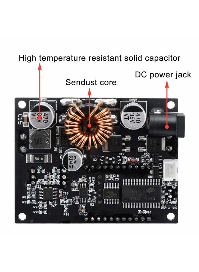 DROK Boost Buck Converter, DC 5.5-30V to 0.5-30V 5V 12V 24V Output Adjustable Power Supply Regulator Module, 4A 35W High Power Voltage Step Up Down Converter Board with Case LCD Display - Image 3