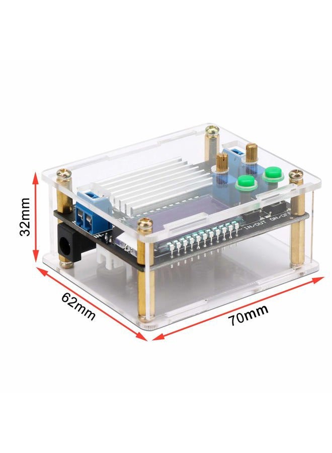 DROK Boost Buck Converter, DC 5.5-30V to 0.5-30V 5V 12V 24V Output Adjustable Power Supply Regulator Module, 4A 35W High Power Voltage Step Up Down Converter Board with Case LCD Display - Image 4